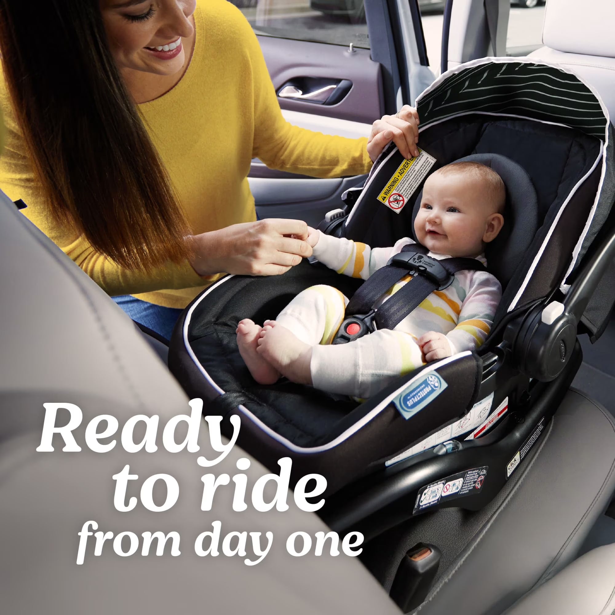 Snugride Lite LX Infant Car Seat, Studio, Black