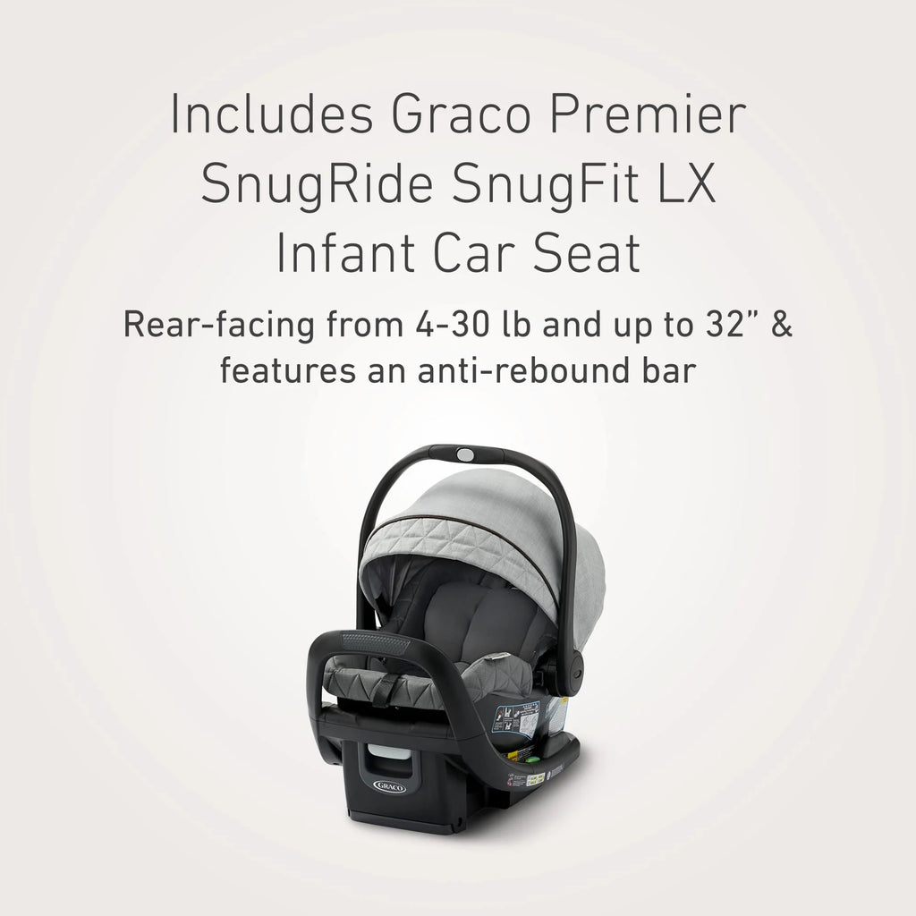 Premier Modes Nest 3-In-1 Travel System, Midtown, Grey