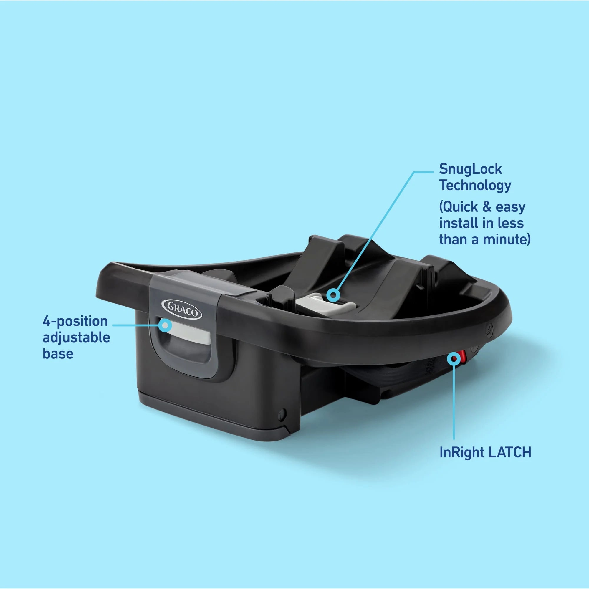 Gomax Infant Car Seat Base, Black