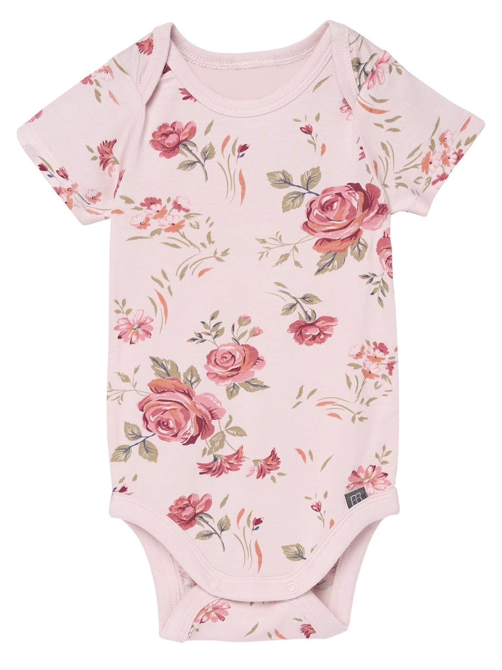 by Gerber Baby Neutral Super Soft Viscose Short Sleeve Bodysuits, 2-Pack, Sizes Newborn 12 Months