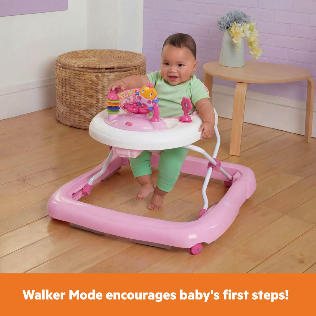 Adjustable Baby Walker with Activity Station, Juneberry