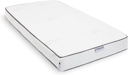 6-Inch Dual-Comfort Crib & Toddler Mattress - GREENGUARD Gold and OEKO-TEX STANDARD 100 Certified, Certipur-Us Certified Foam, 2-Sided Mattress Fits Crib & Toddler Bed, Waterproof Sleep Surface