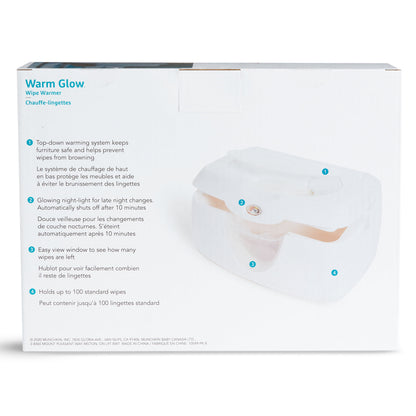 Munchkin® Warm Glow™ Baby and Infant Wipe Warmer, White