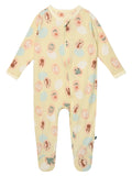 by Gerber Baby Neutral Viscose Easter Two-Way Zip Sleep 'N Play Footed Pajamas, Sizes Newborn - 6/9 Months