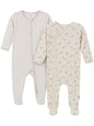 Gerber Gender Neutral Sleep ´N Play Footed Pajamas, 2-Pack, Sizes Preemie - 6/9 Months