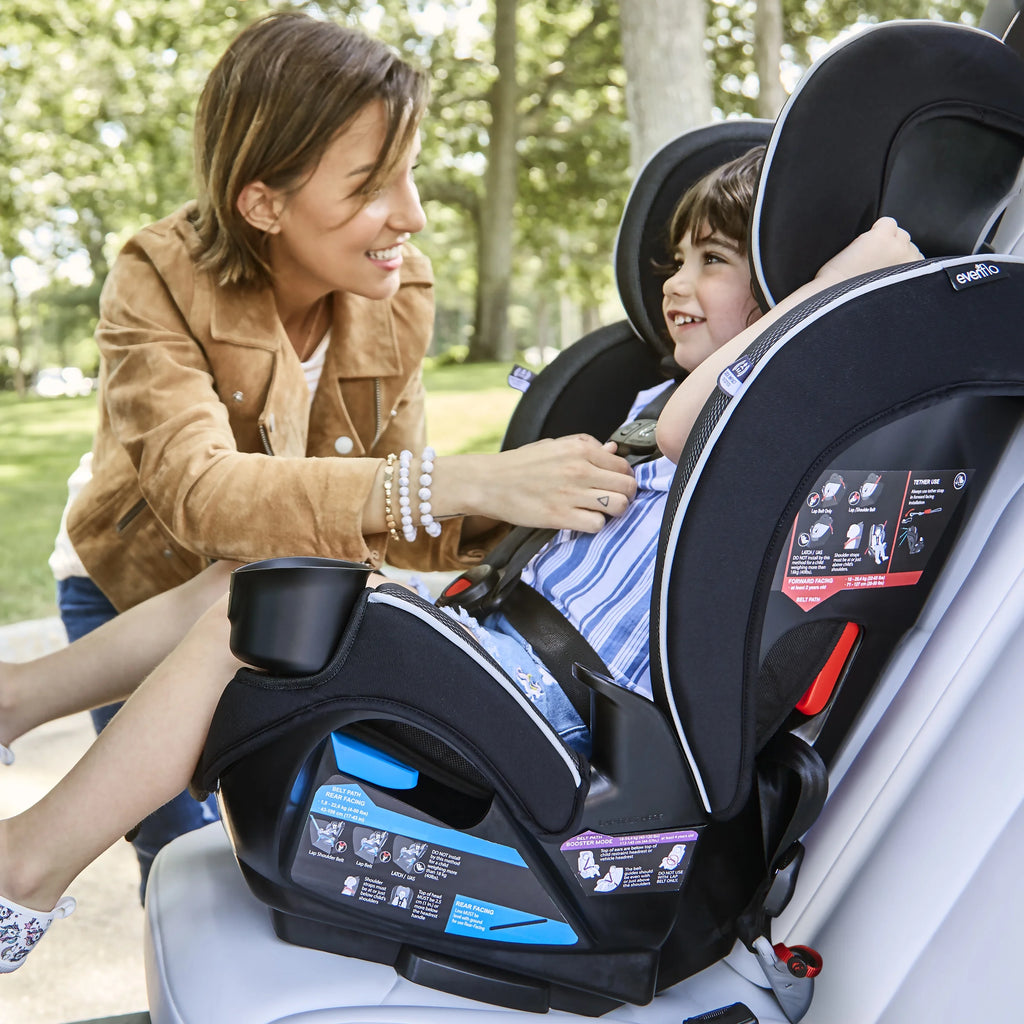 Everykid 3-In-1 Convertible Car Seat (Livingston Gray), Infant - 12 Years