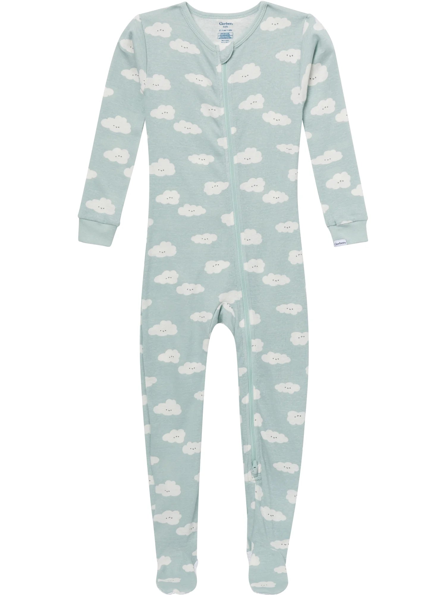 Baby and Toddler Neutral Footed Unionsuits, 4-Pack, 0/3 Months - 5T