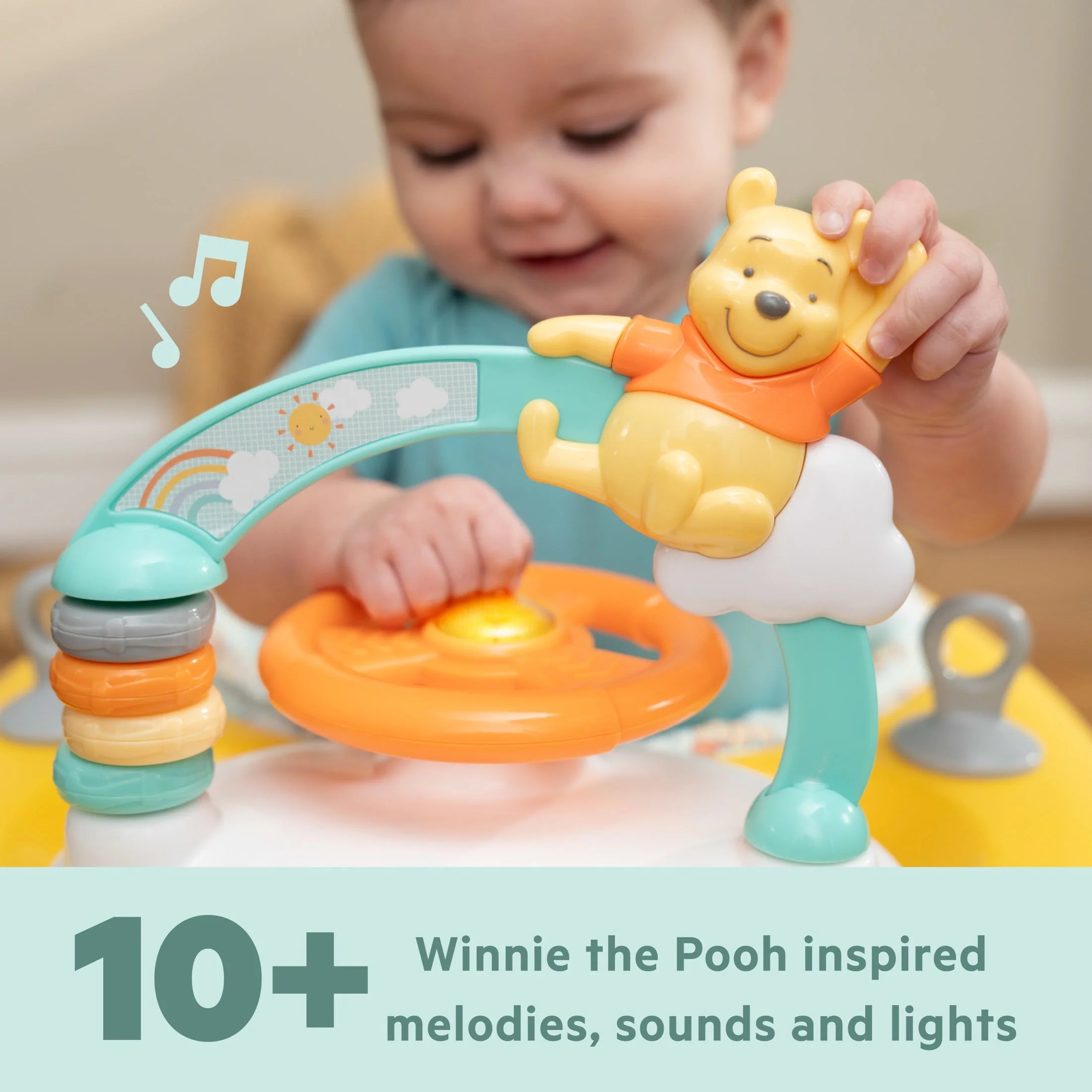 Disney Baby Winnie the Pooh Once upon a Walk Activity Walker, Unisex, Infant