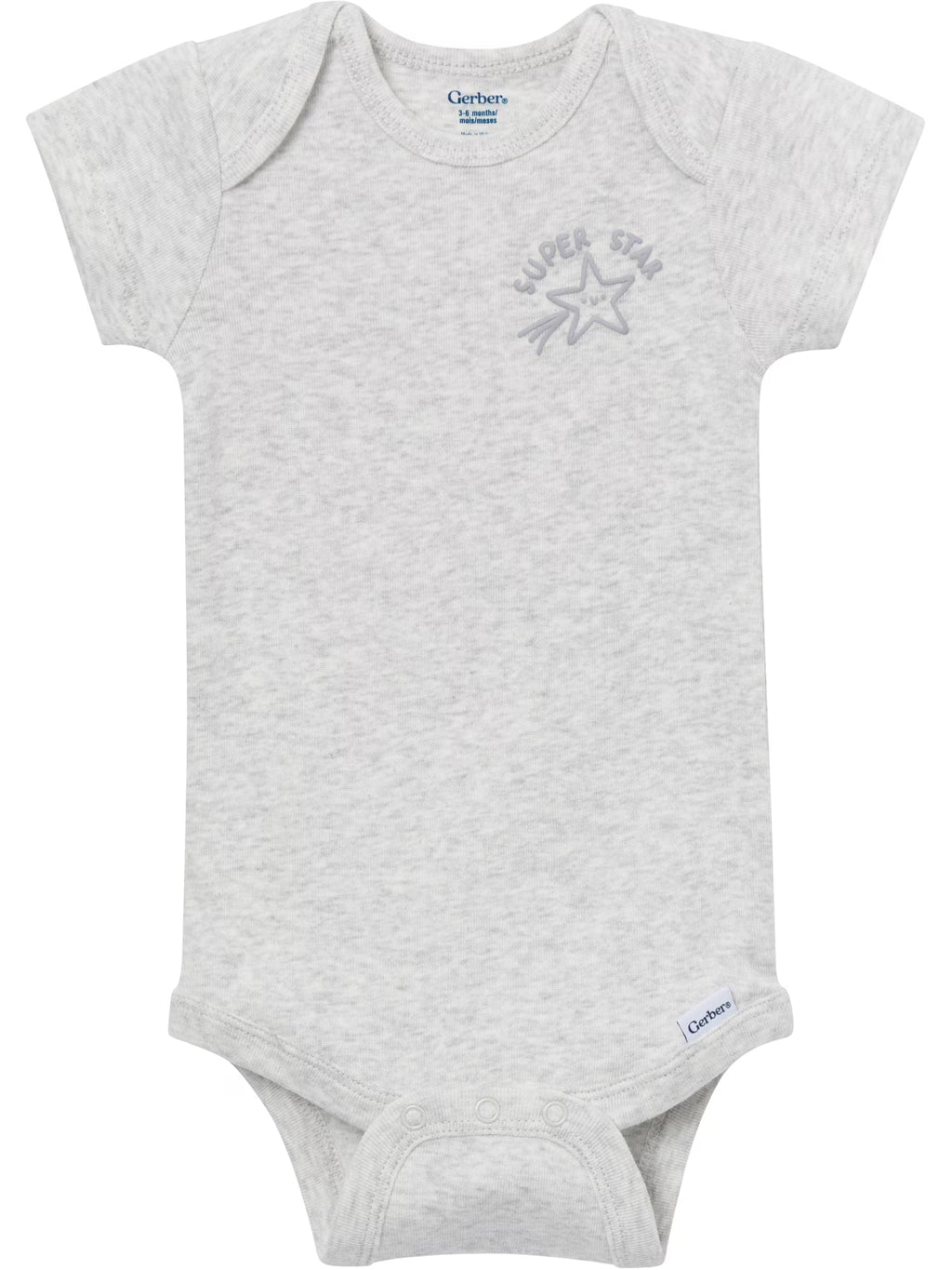 Baby Neutral Short Sleeve Onesies, 8-Pack, Sizes 0/3 Newborn - 12 Months