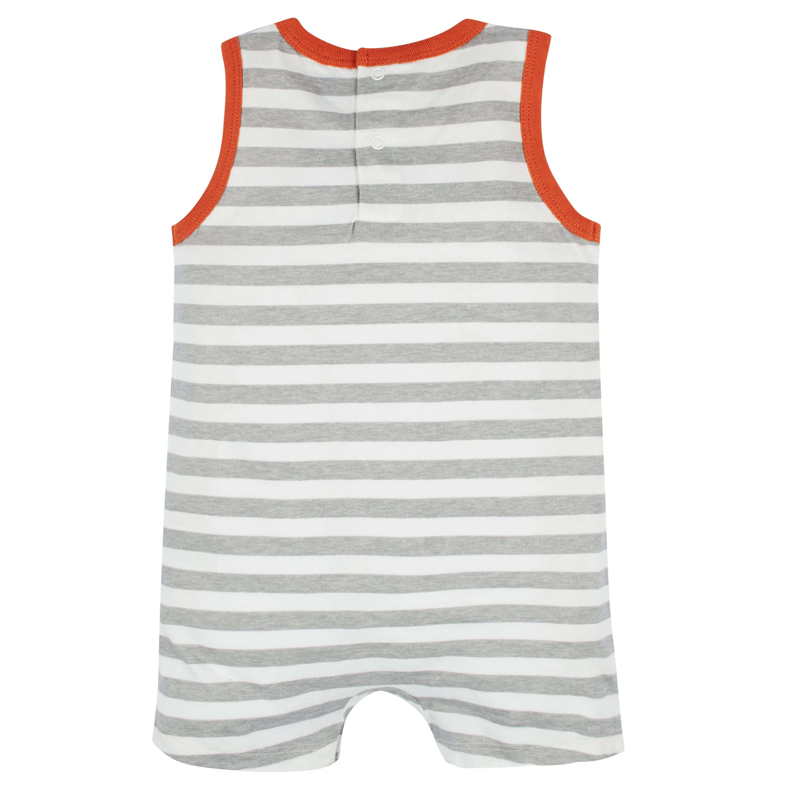 Brand Baby Boy Short Sleeve and Sleeveless Rompers, 3-Pack, Sizes 0/3 Months - 24 Months