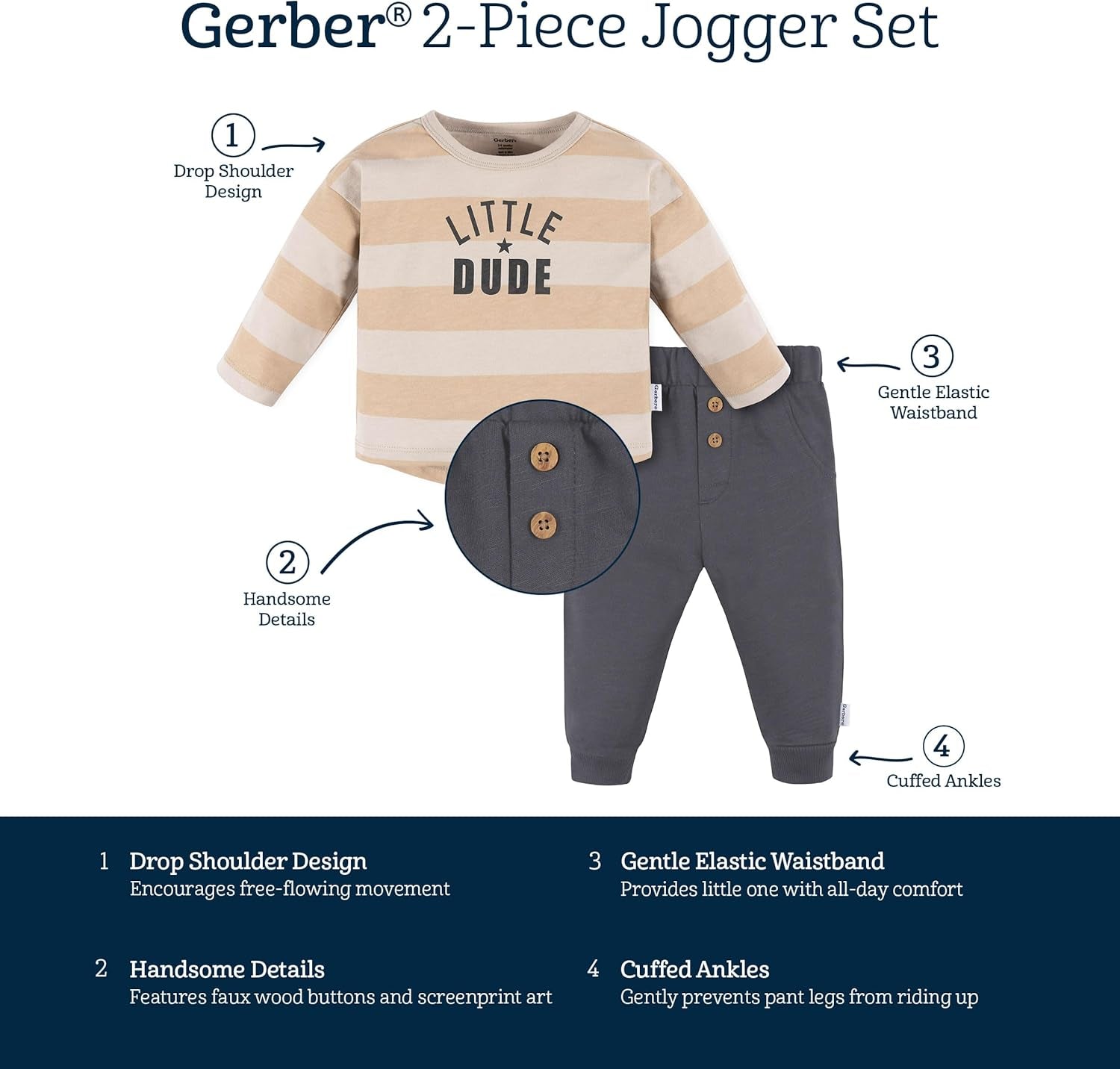 Baby-Boys 2-Piece Jogger Set