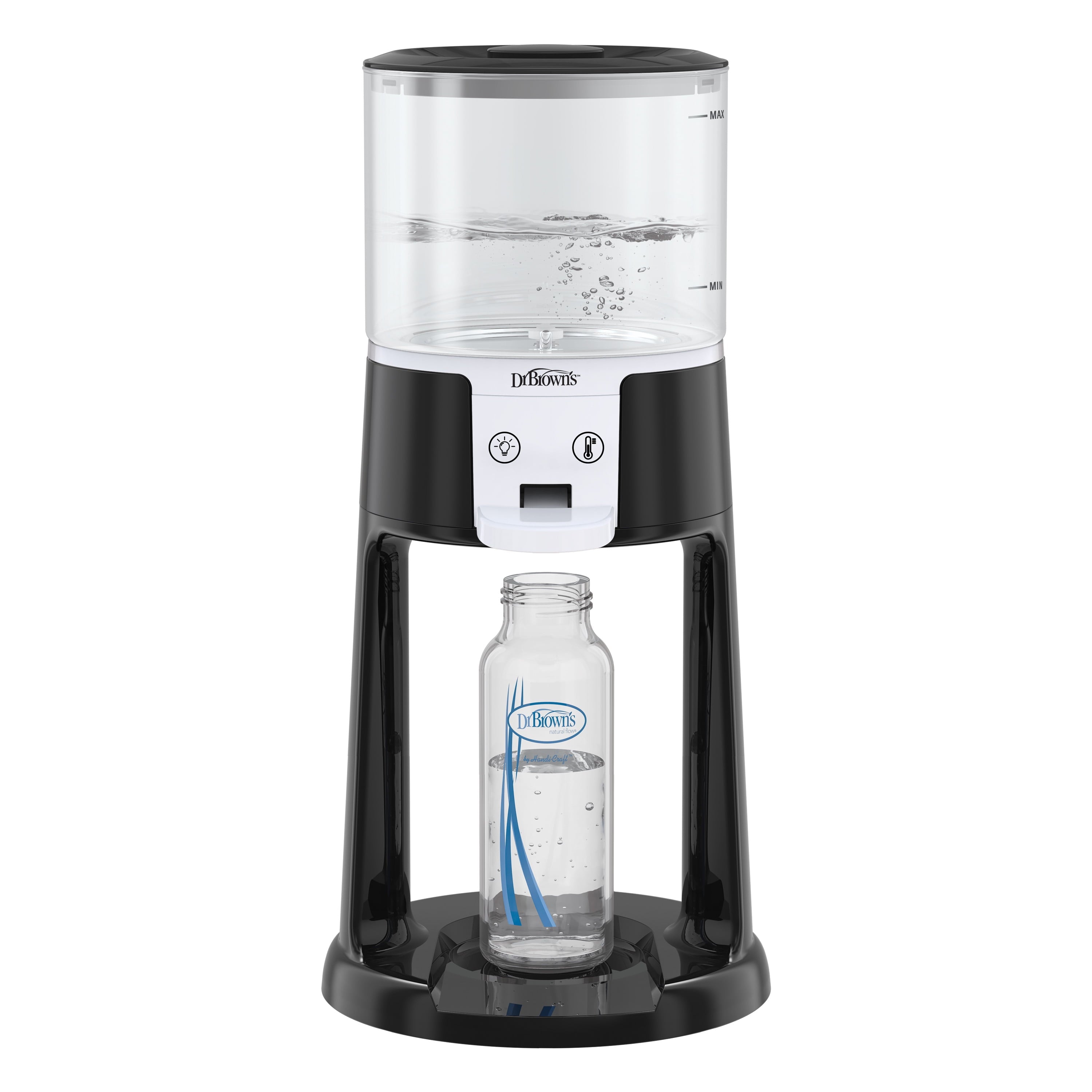 Insta-Prep Warm Water Dispenser for Fast Formula Prep, 1.5L Glass Tank, Adjustable Temp.