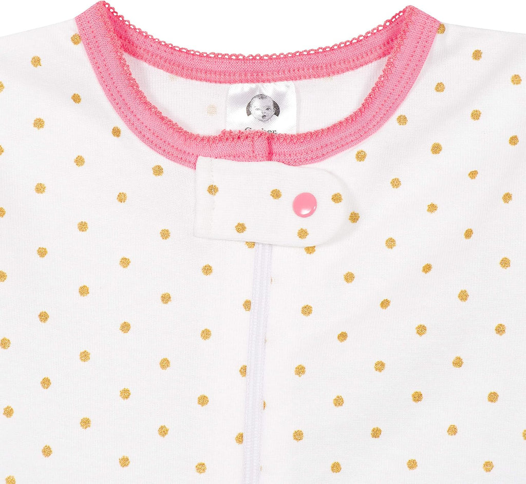 Baby Girls Baby-Girls 4-Pack Footed Pajamas