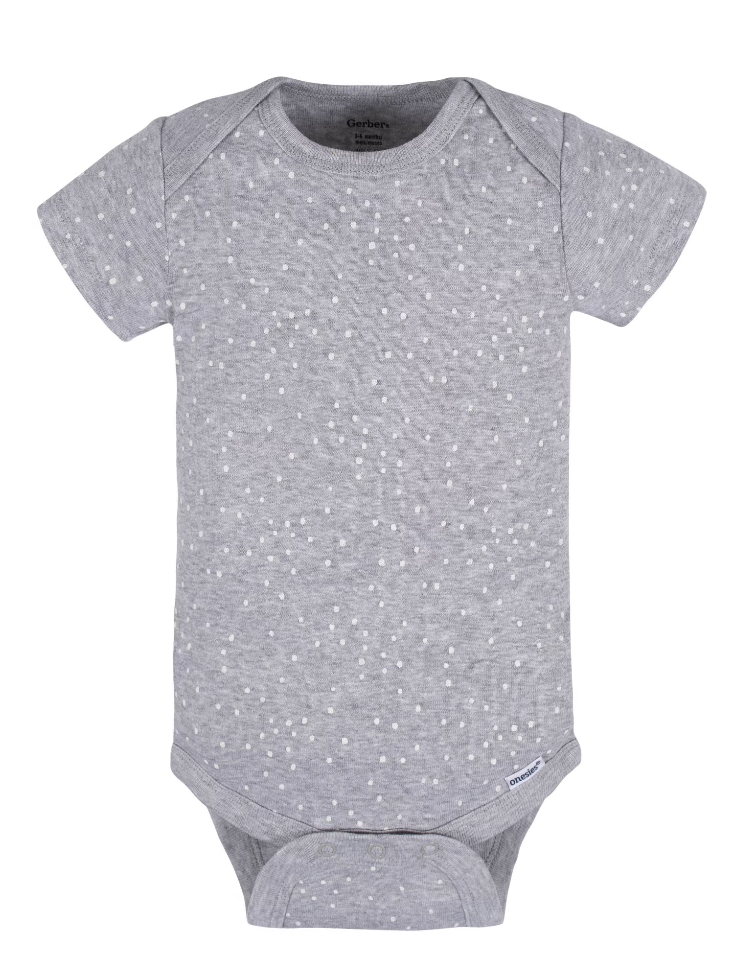 Baby Boy or Girl Gender Neutral Short Sleeves Onesies Bodysuits, 8-Pack (Newborn - 12 Months)