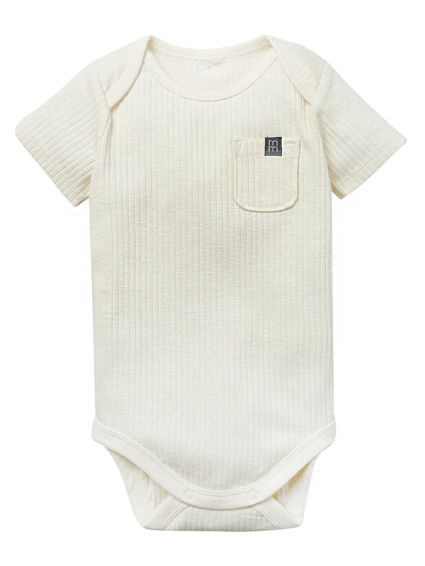 by Gerber Baby Neutral Organic 3-Pack Short Sleeve Bodysuits, 0/3 Months - 24 Months