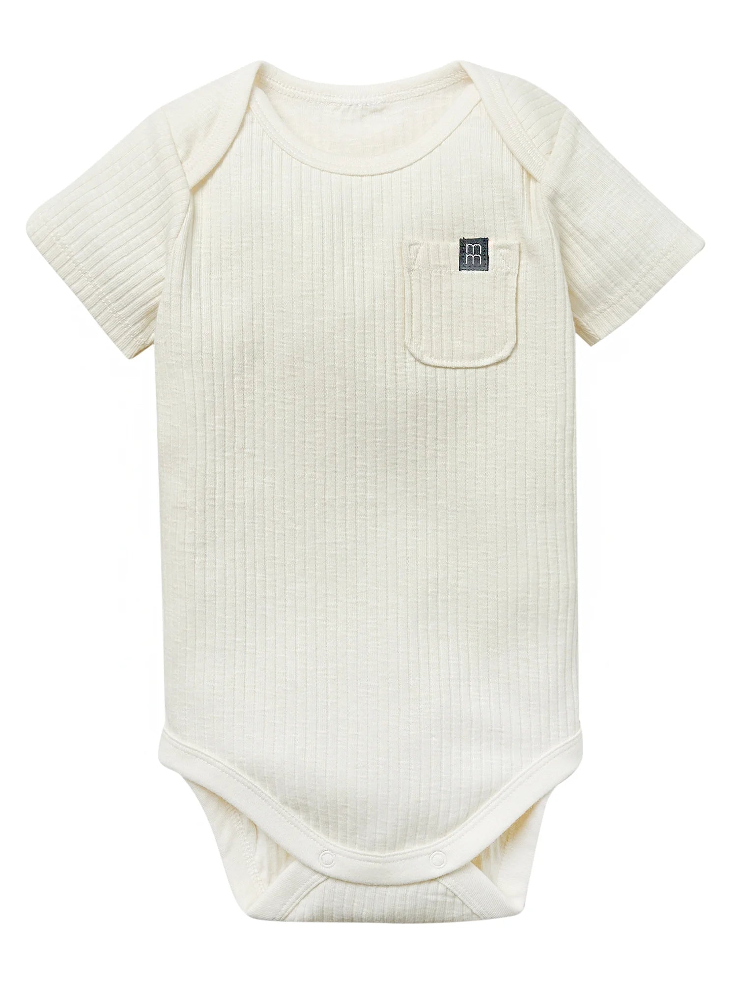 by Gerber Baby Neutral Organic 3-Pack Short Sleeve Bodysuits, 0/3 Months - 24 Months