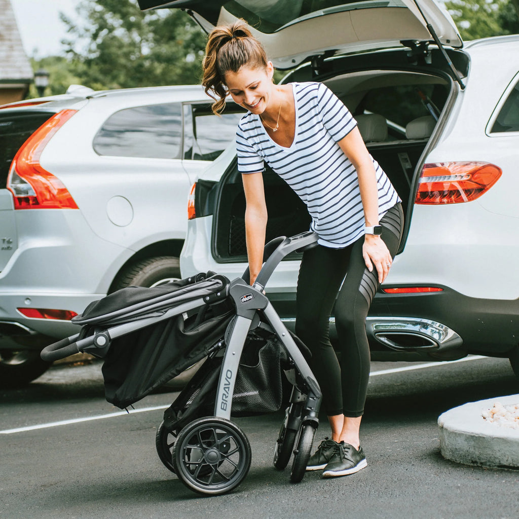 Bravo Trio Travel System Stroller with Keyfit 30 Infant Car Seat - Camden (Black), New