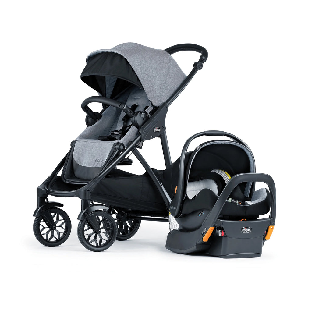 Corso® LE Cleartex® Modular Travel System with Keyfit® Max Cleartex® Infant Car Seat - Canyon (Grey), New