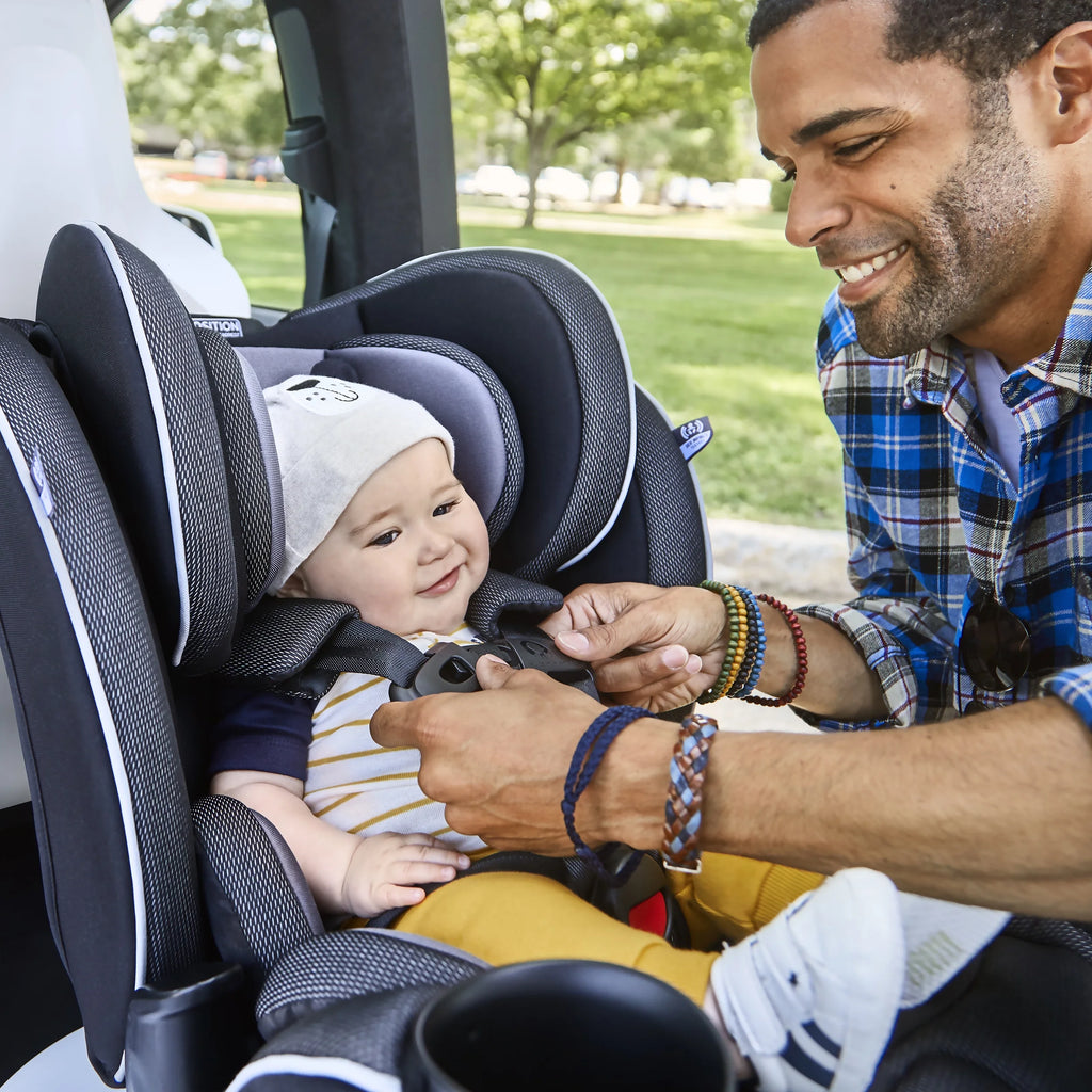 Everykid 3-In-1 Convertible Car Seat (Livingston Gray), Infant - 12 Years
