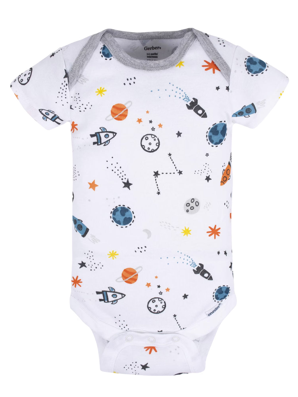 Baby Boy Short Sleeves Onesies Bodysuits, 8-Pack, Sizes Newborn-12M