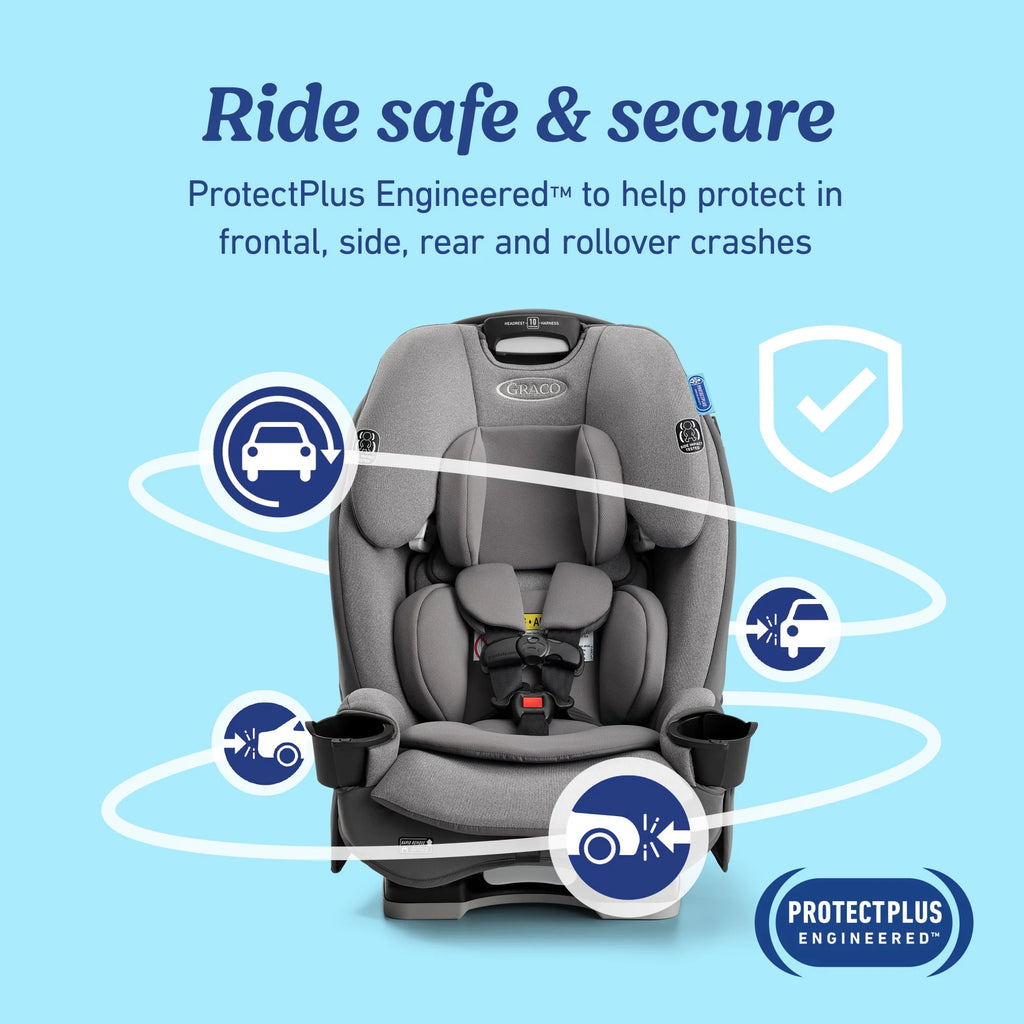 Slimfit LX 3-In-1 Car Seat, Shaw, Grey