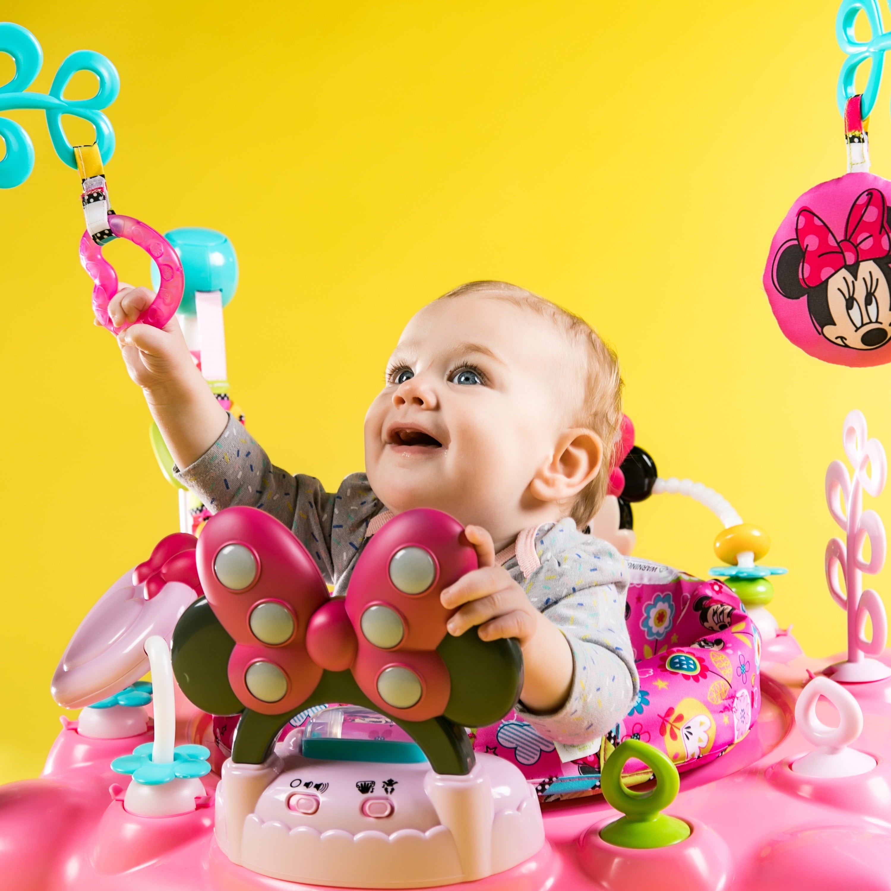Disney Baby Minnie Mouse Peekaboo Activity Jumper, 6-12 Months