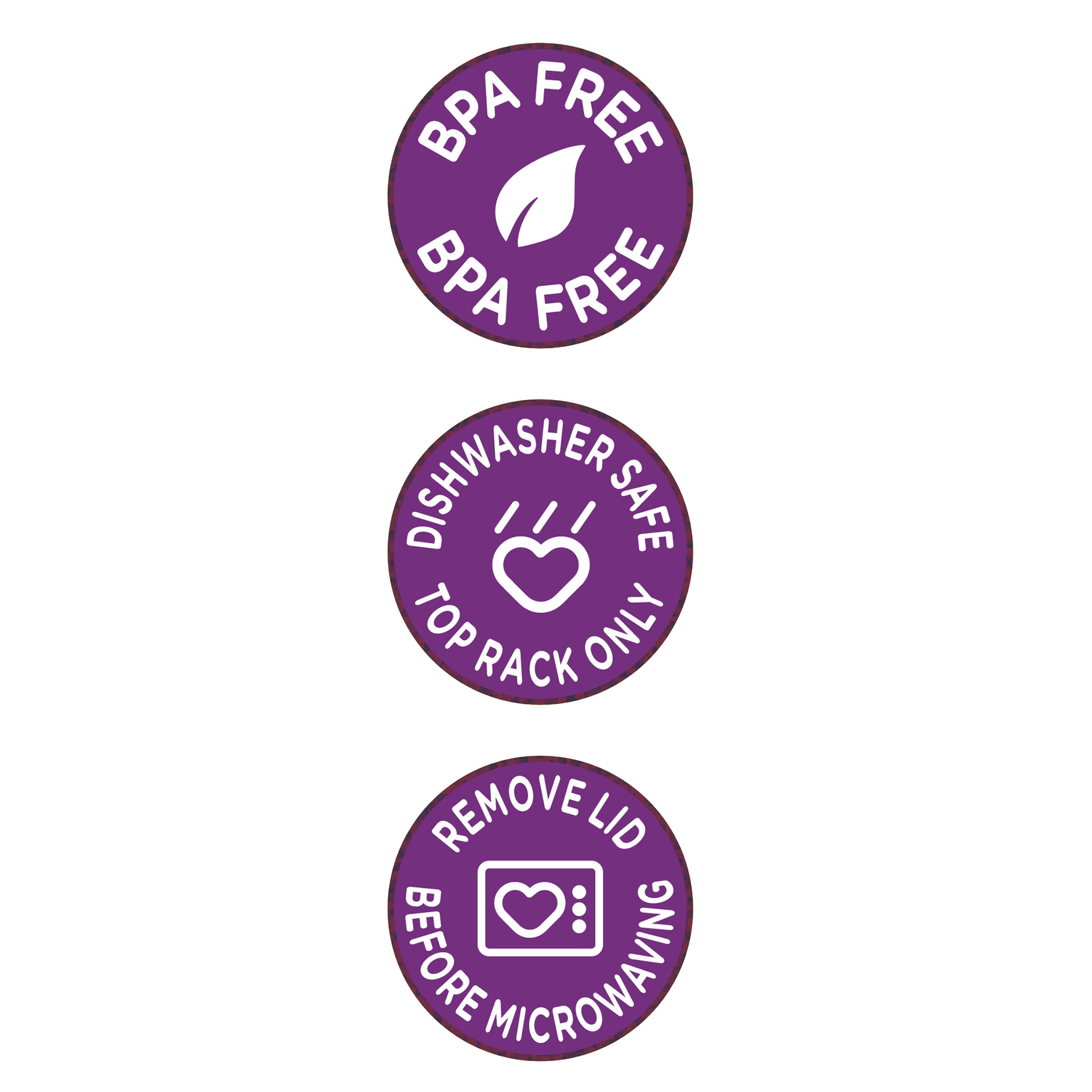 Bpa-Free Plastic Snack Cups with Handle, Multi-Color, 4 Count