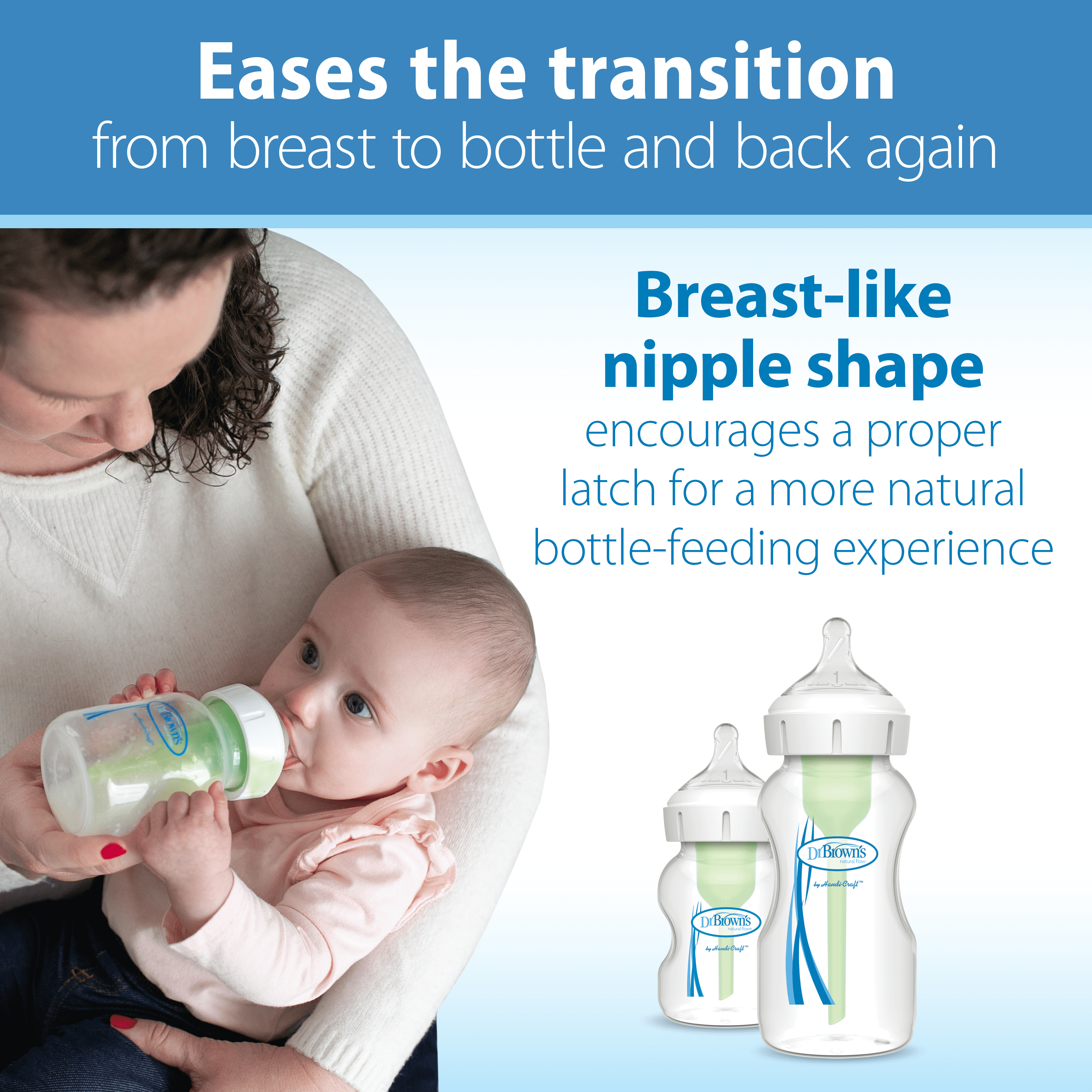Options+ Wide-Neck Baby Bottle Nipple - Preemie, Slowest Flow - 6-Pack - 0M+