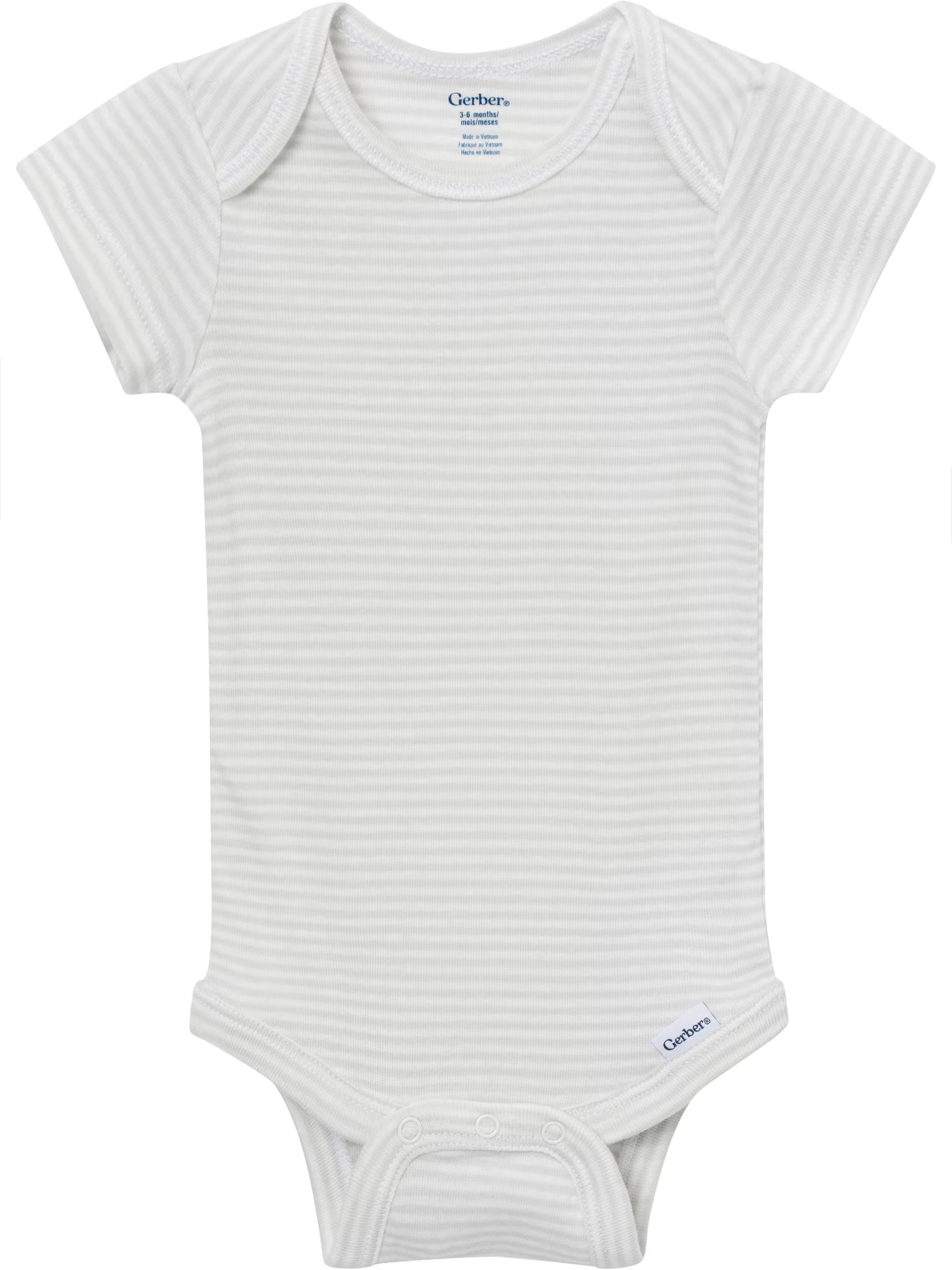 Baby Neutral Short Sleeve Onesies, 8-Pack, Sizes 0/3 Newborn - 12 Months