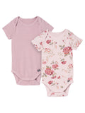 by Gerber Baby Neutral Super Soft Viscose Short Sleeve Bodysuits, 2-Pack, Sizes Newborn 12 Months