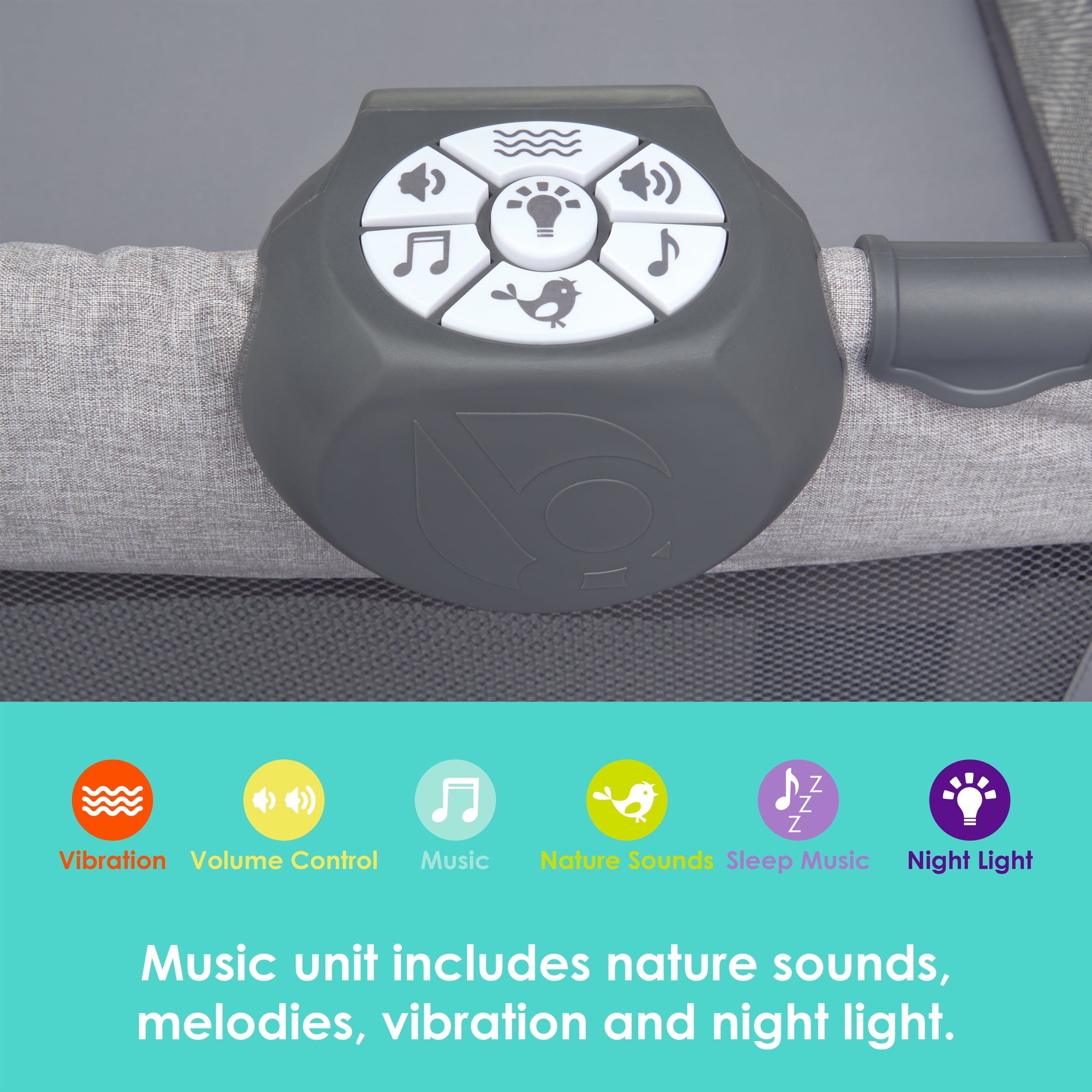 Baby Trend Simply Smart 2.0 Nursery Center Playard – Bassinet, Changer, Napper & Travel Bag