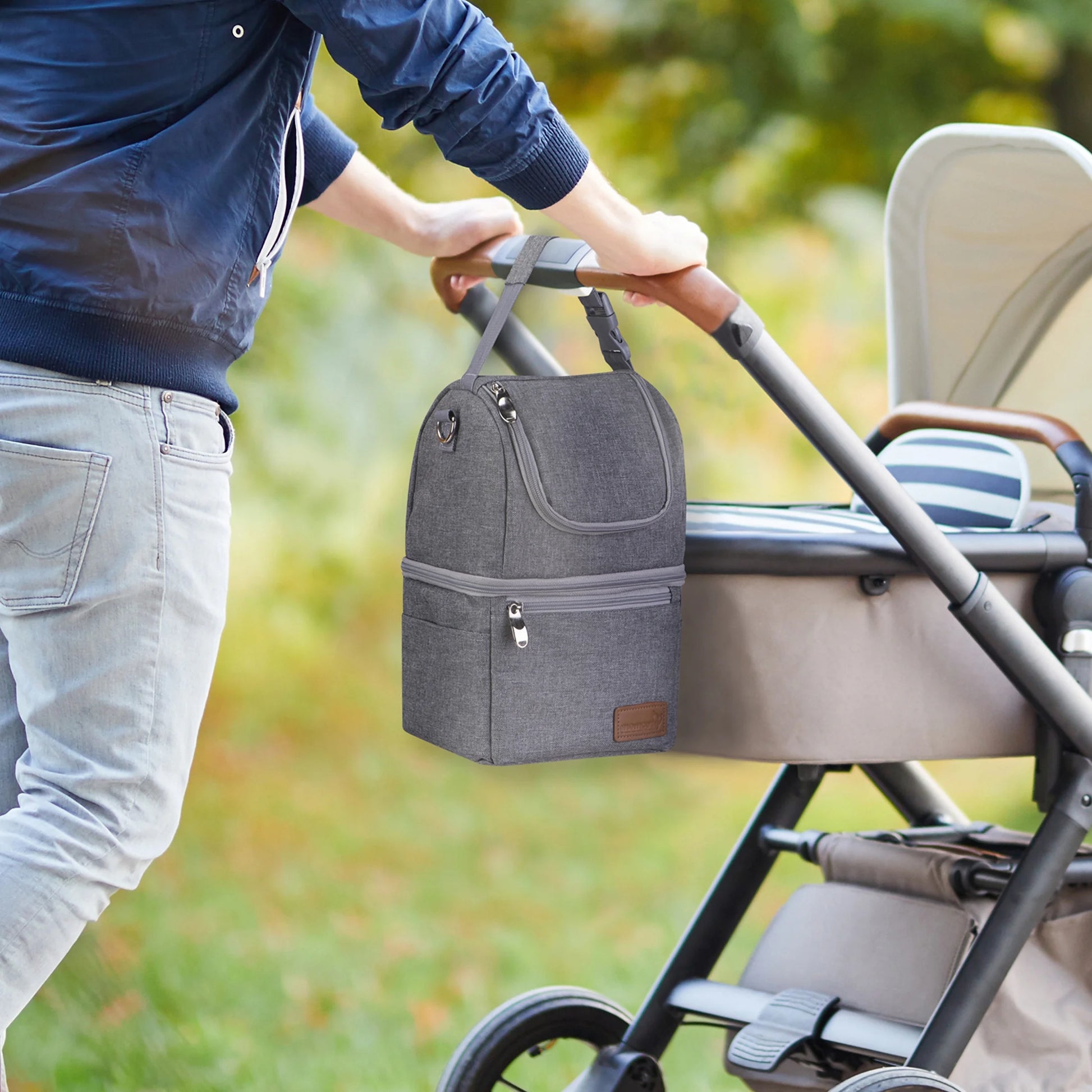 Momcozy Insulated Baby Bottle Bag, Breastmilk Cooler Bag