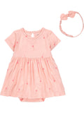 Baby Girl Comfysoft Dress Set, 2-Piece Sizes Preemie-6/9 Months