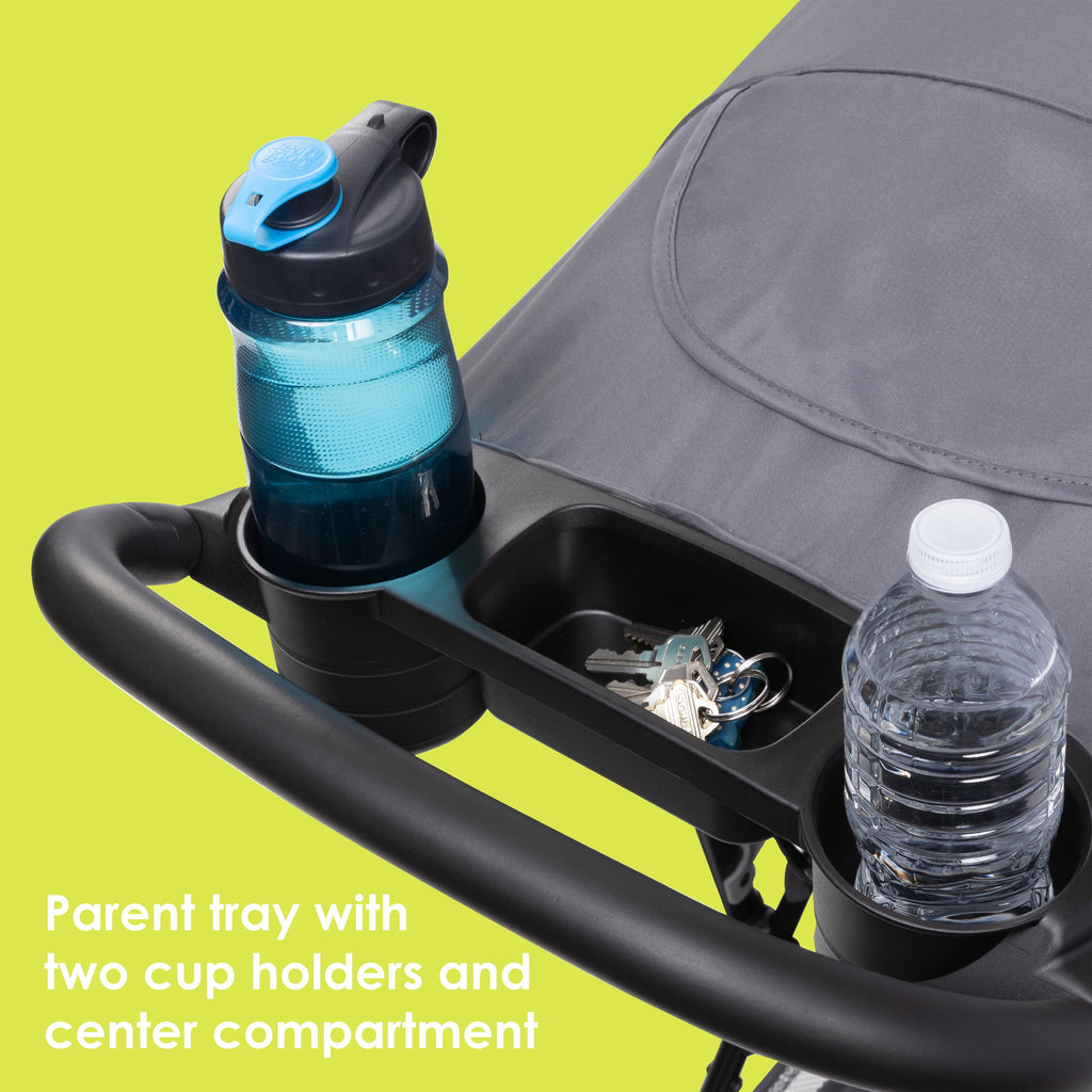 Baby Trend Venture 4-Wheel Stroller Travel System - Desert Grey - Grey