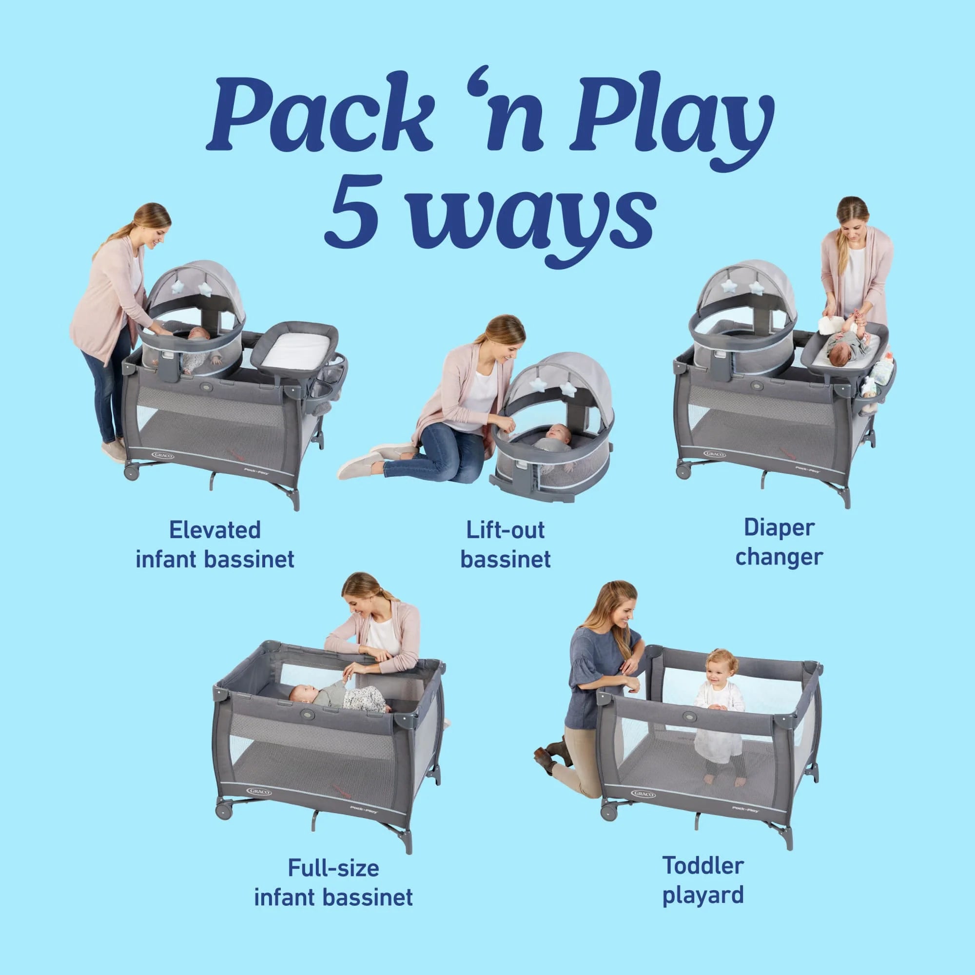 Pack ‘N Play Travel Dome DLX Playard, Astin