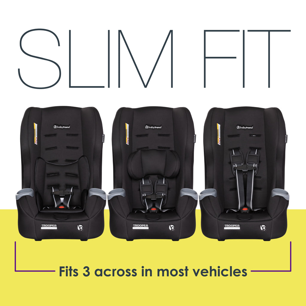 Trooper 3-In-1 Convertible Car Seat - Desert Black