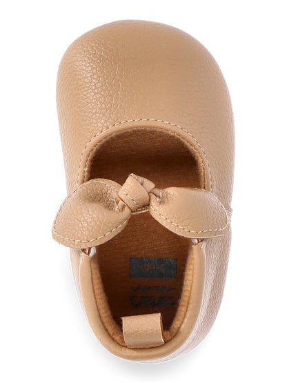, Infant Girl Bow Moccasin Shoe, Size 0-24 Months