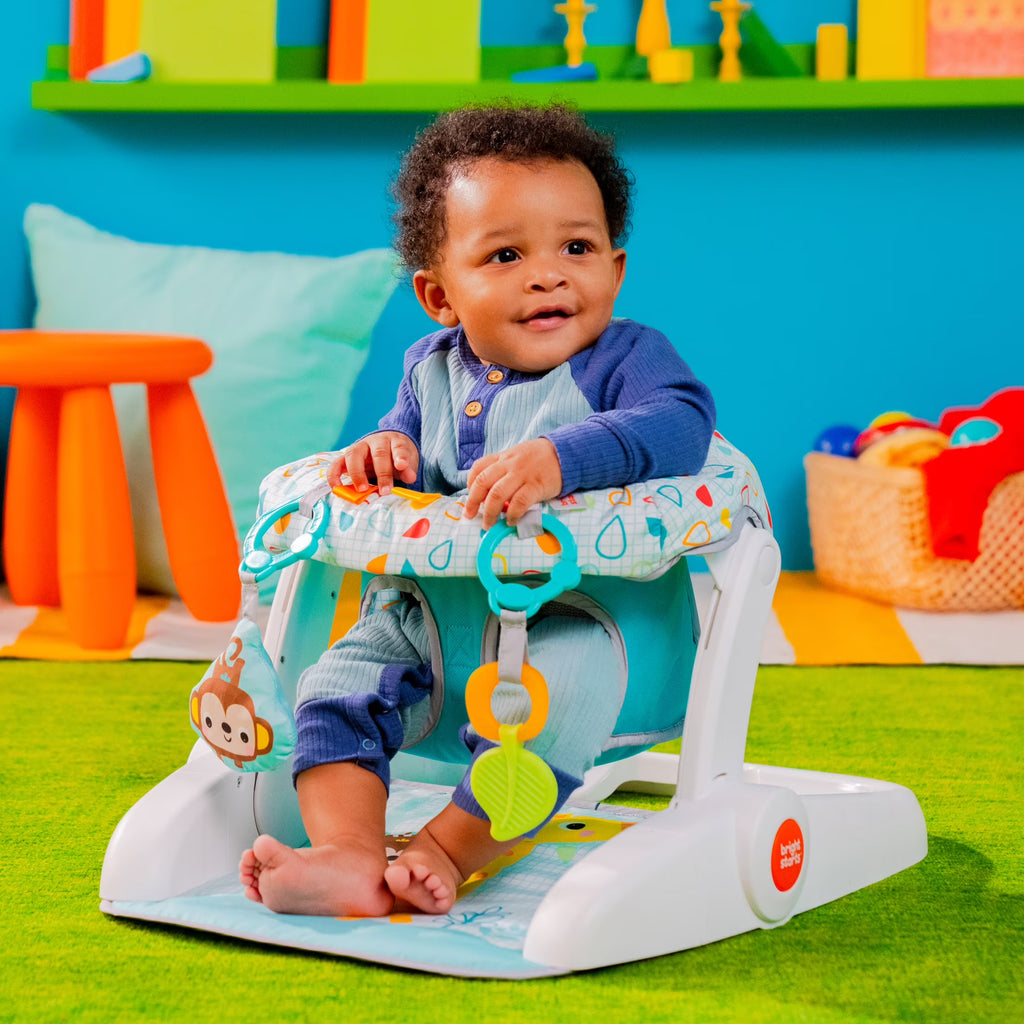 Learn-To-Sit 2-Position Floor Seat - Wild Wiggles, Unisex, Infant