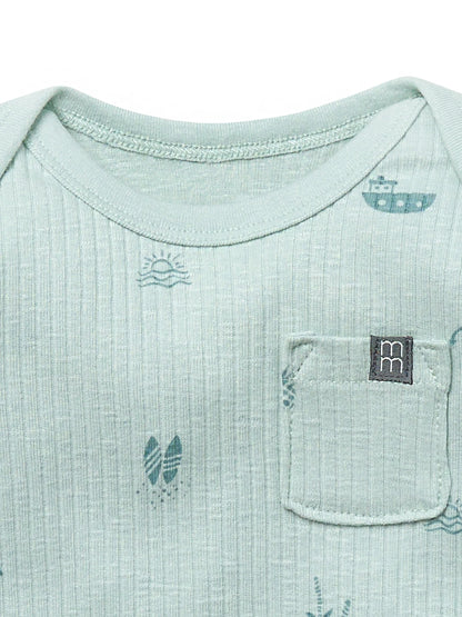 by Gerber Baby Neutral Organic 3-Pack Short Sleeve Bodysuits, 0/3 Months - 24 Months