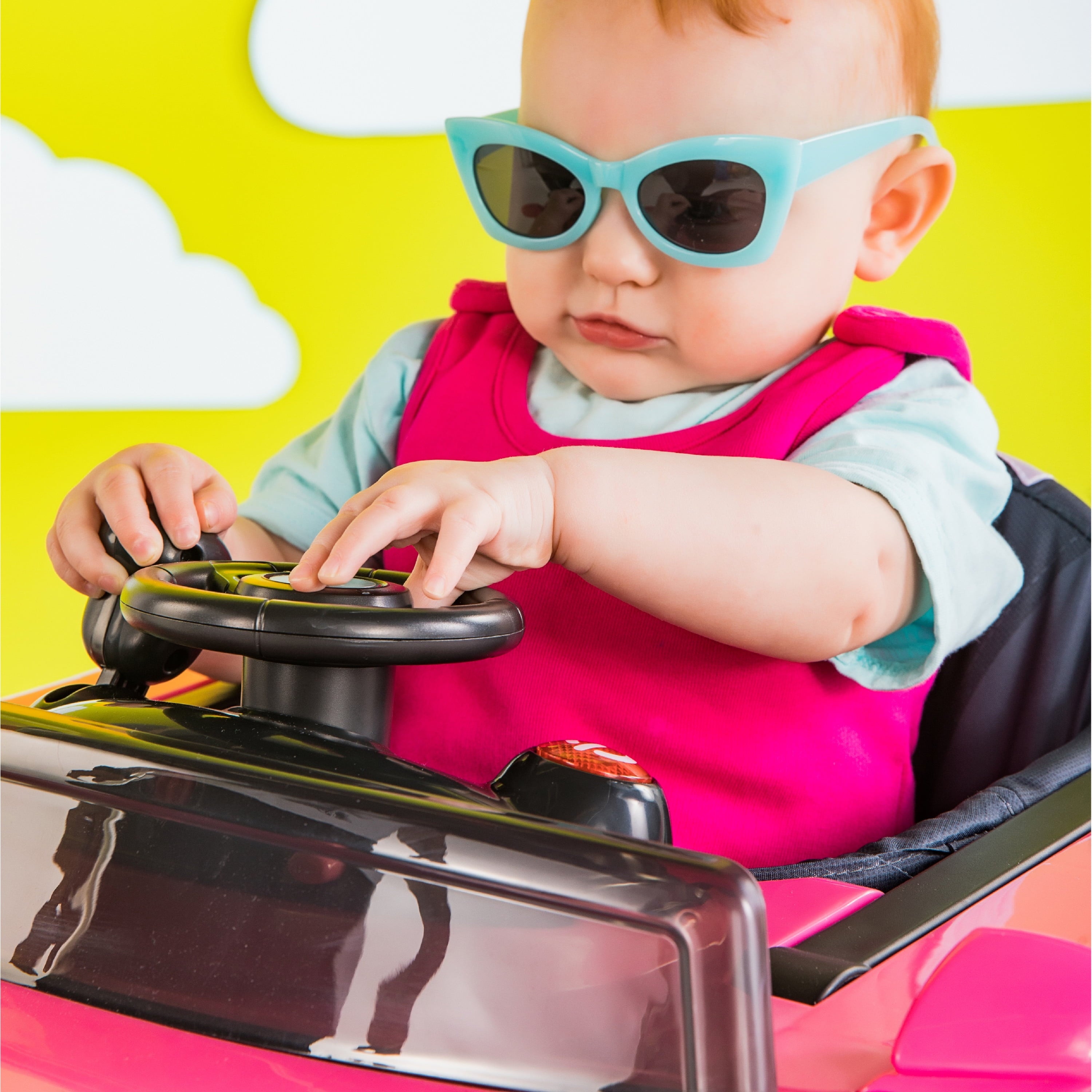 Ford Mustang Ways to Play 4-In-1 Baby Activity Push Walker - Pink
