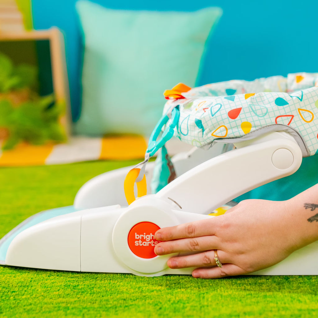 Learn-To-Sit 2-Position Floor Seat - Wild Wiggles, Unisex, Infant