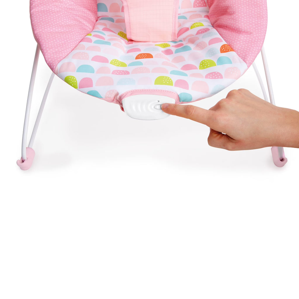 Vibrating Infant Baby Bouncer with Toys, Fantasy Unicorn
