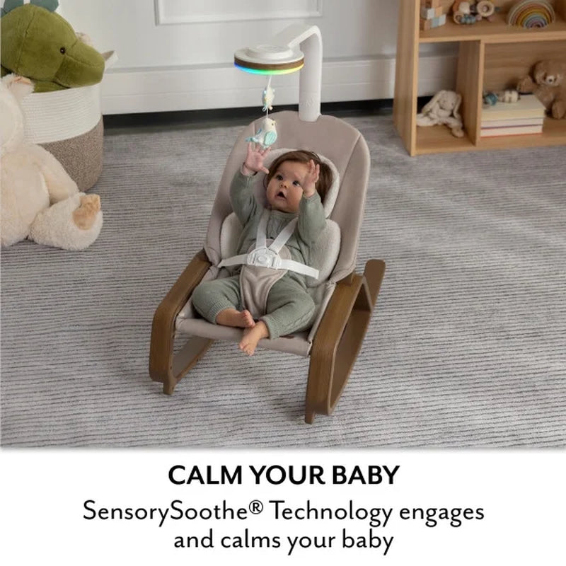 Lyra 2-In-1 Infant to Toddler Rocker, Coastal Coffee