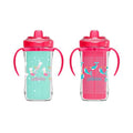 Dr. Brown’S Milestones Hard Spout Insulated Sippy Cup with Handles - Pink - 10Oz - 2Pk - 12M+