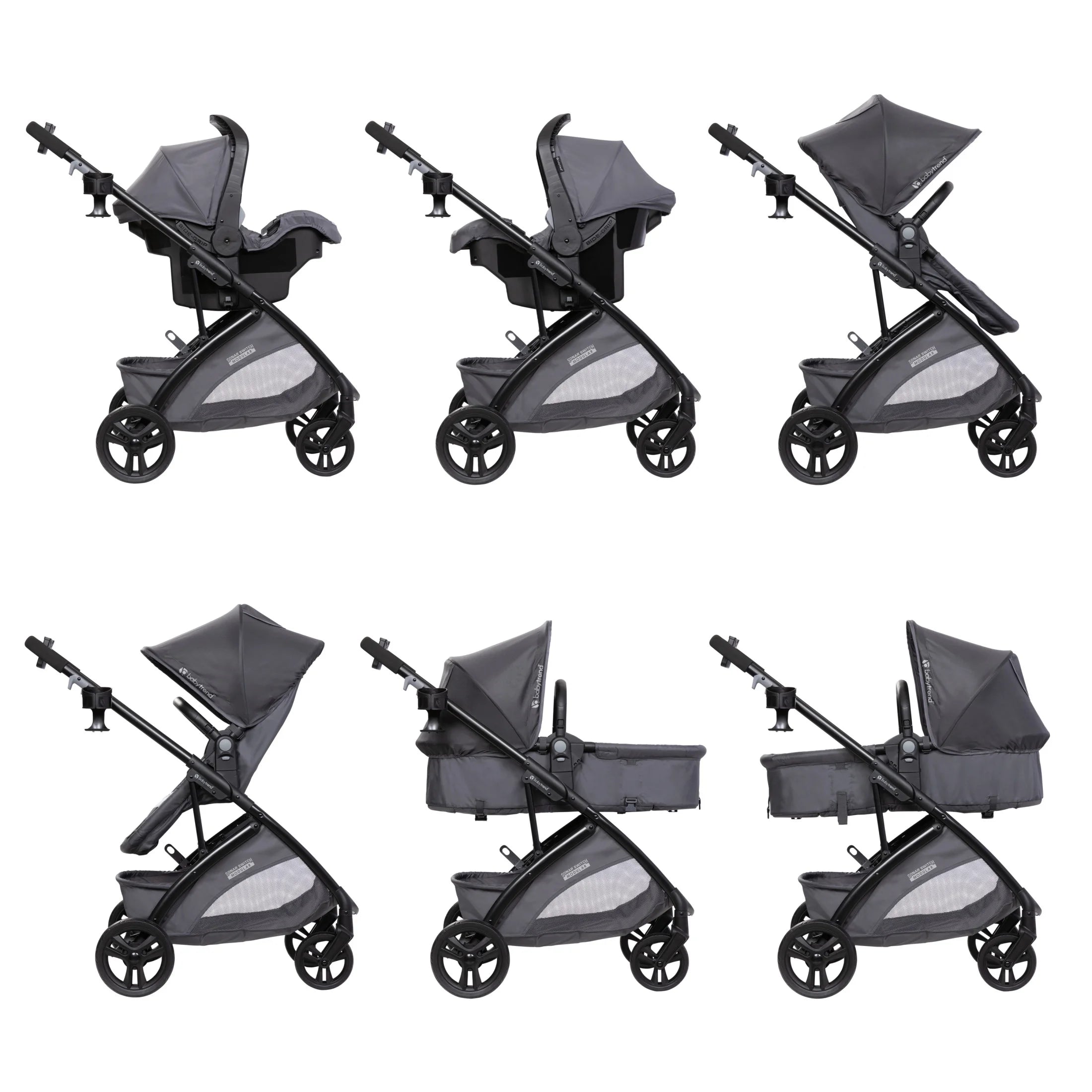 Baby Trend Sonar Switch 6-In-1 Modular Travel System with (With Ez-Lift™ PLUS)