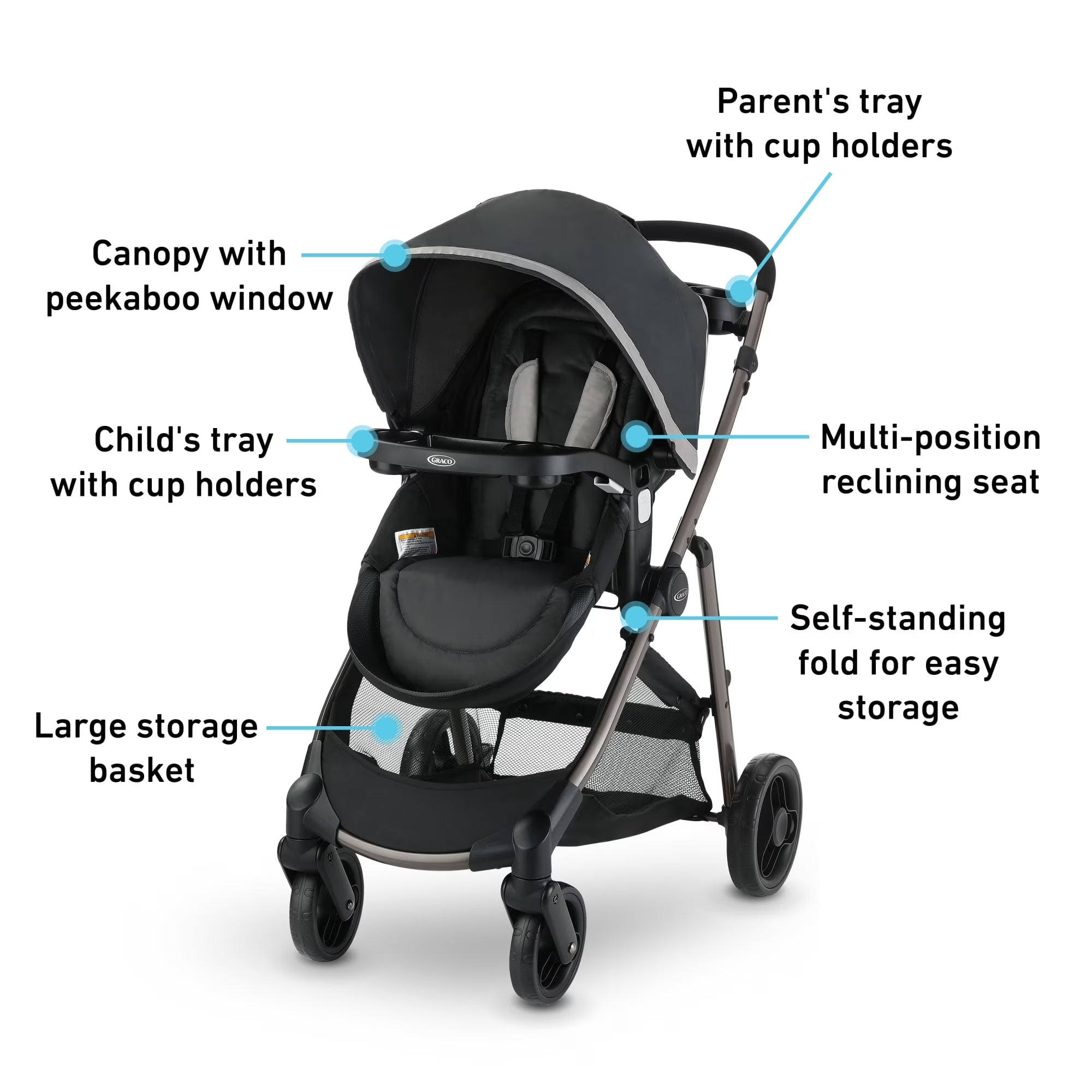 Modes Element Travel System, Redmond, Black