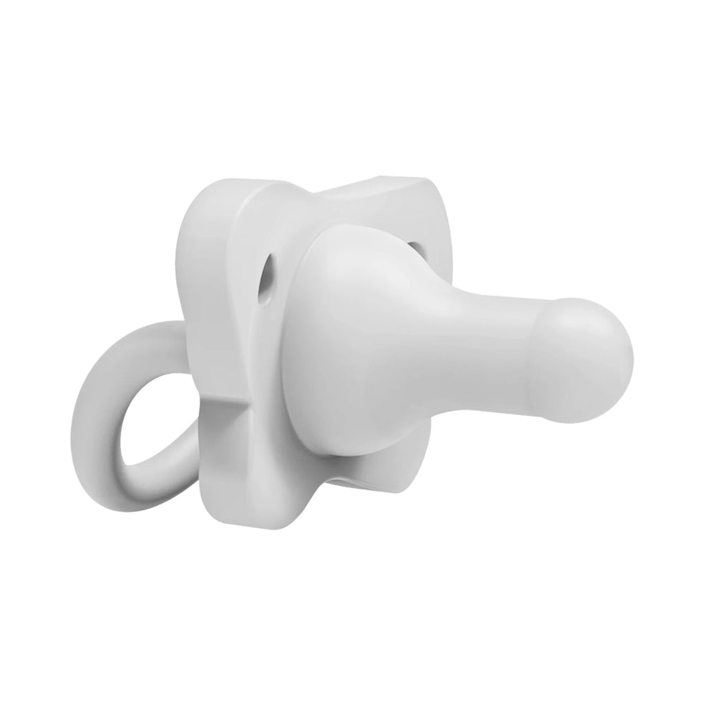 Happypaci 100% Silicone Pacifier 0-6M, BPA Free, Cool Gray, Green, Ecru, 3 Pack
