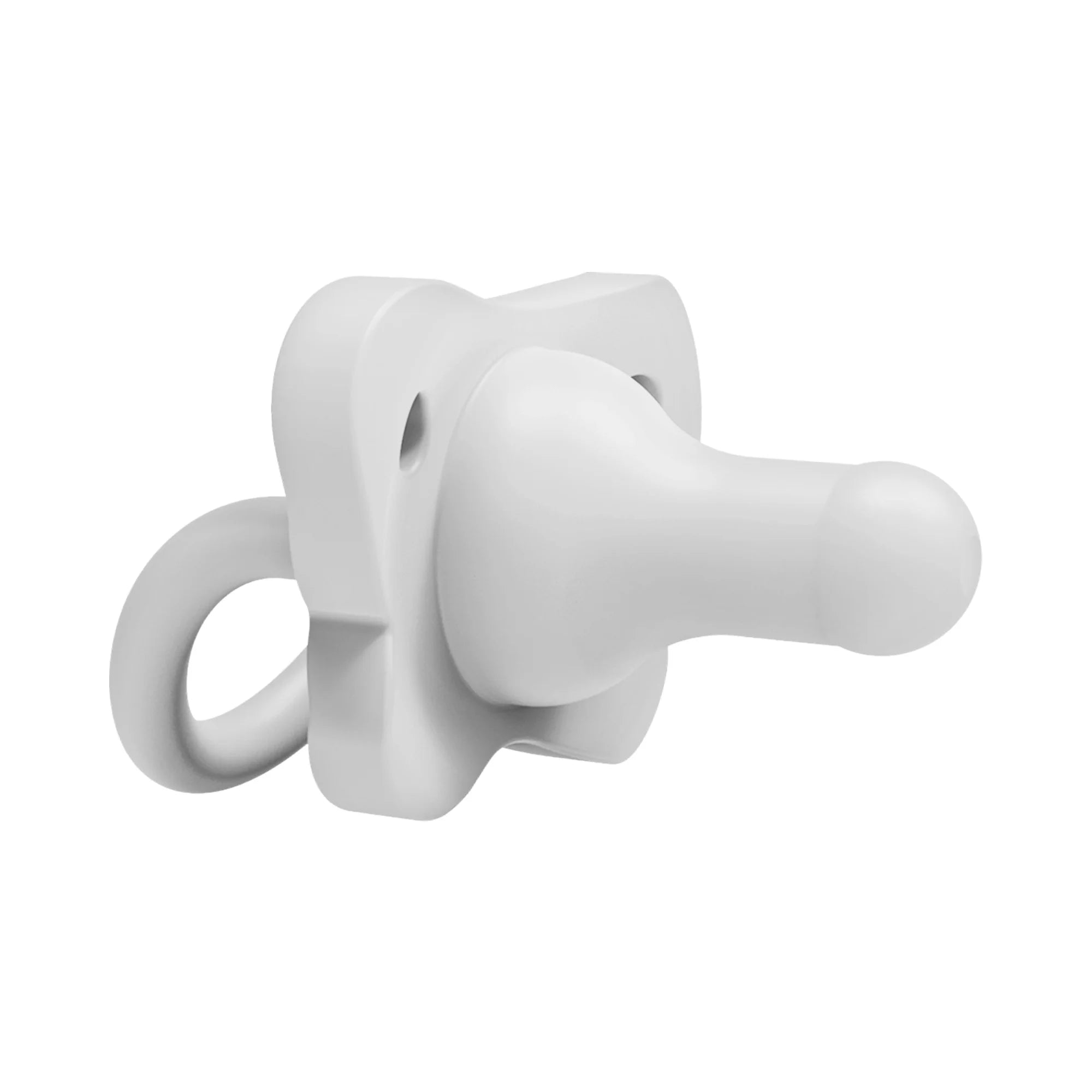 Happypaci 100% Silicone Pacifier 0-6M, BPA Free, Cool Gray, Green, Ecru, 3 Pack