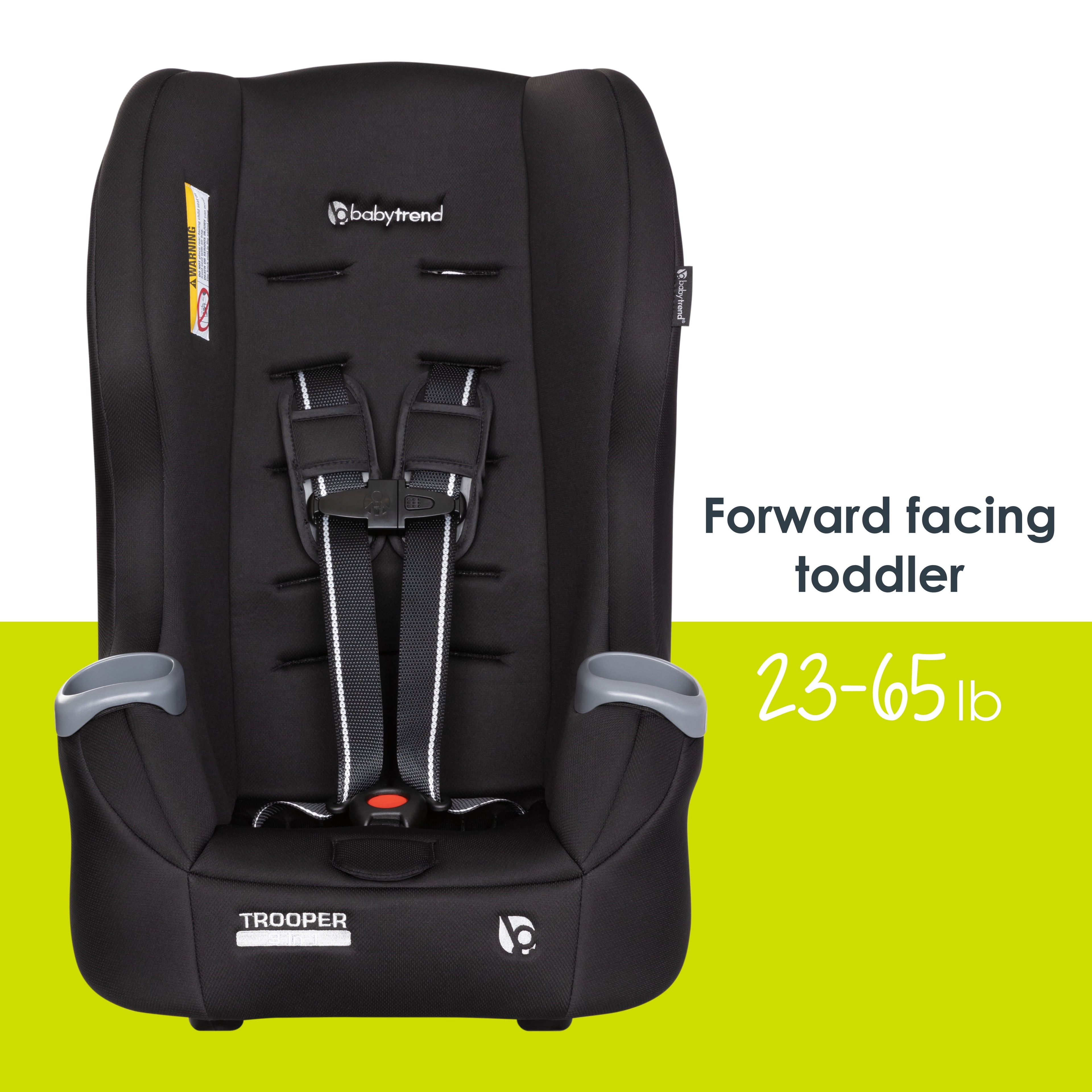 Trooper 3-In-1 Convertible Car Seat - Desert Black
