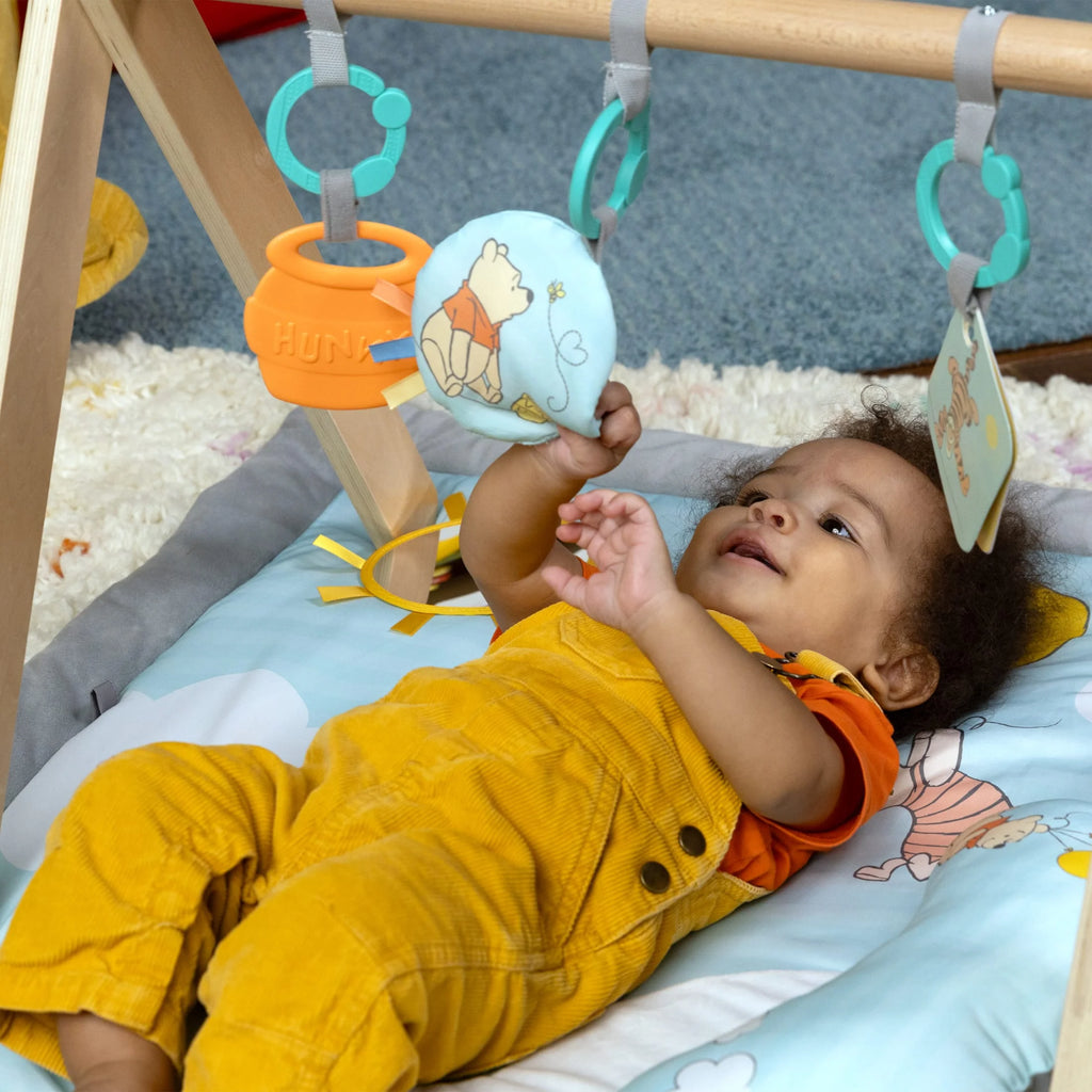 Disney WINNIE the POOH Once upon a Tummy Time Activity Gym, Blue, Newborn